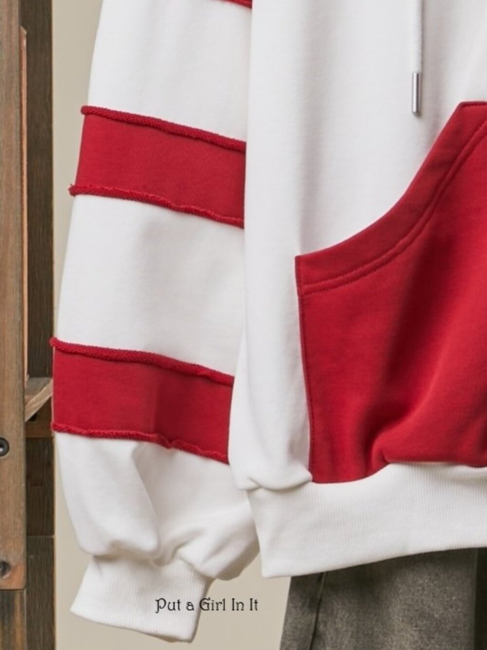 Women's united states american flag hearts heavyweight oversized jacket s m l - Picture 5 of 5